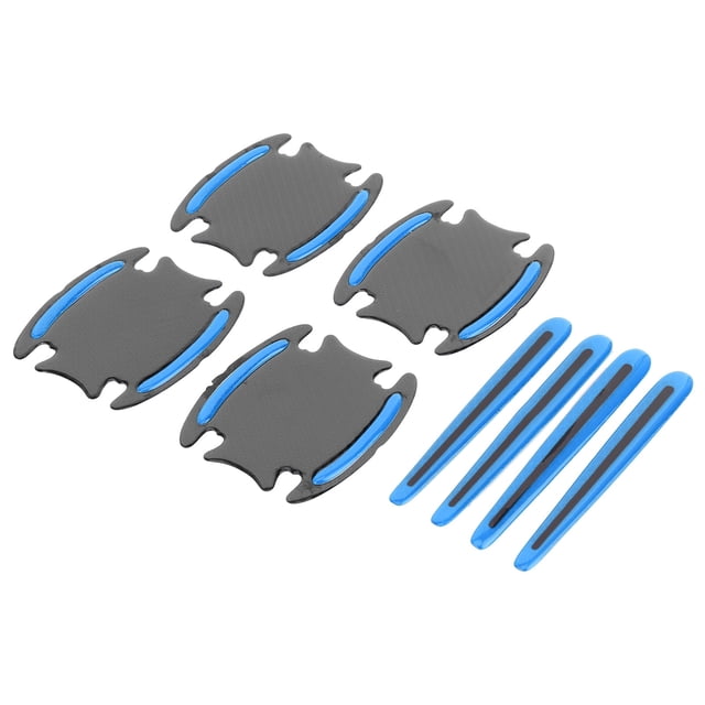 Cinta de advertencia BuyWeek para puerta de coche 4 piezas Pegatina reflectante para manija de puerta