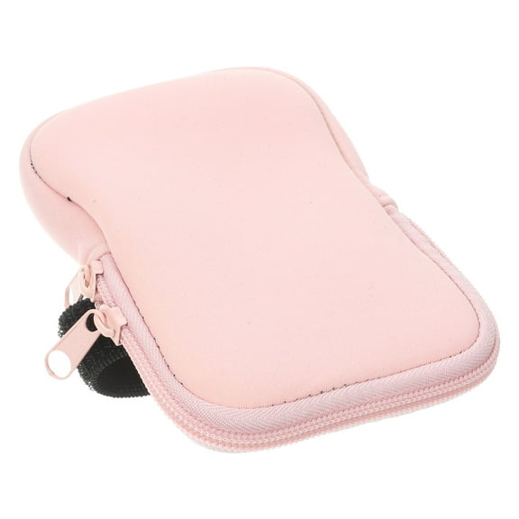 Worgeous Multi-use Zipper Pouch Water Bottle Pouch Pink Neoprene 1Set 2x4.3x5.5in