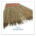 thumbnail image 4 of Boardwalk Lobby/Toy Broom Corn Fiber Bristles 39" Wood Handle Red/Yellow 951TEA, 4 of 5