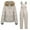 Gray, variant on Hot6sl Outfit Sets for Women Winter Outfits for Women 2025 Winter Outdoor Snow Sports Jumpsuit Collar Coat Fashion Windproof Hooded Snowsuit Warm and Padded Suit