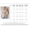 thumbnail image 6 of MORTTIC Women's Sleeveless Vest Blazer, Casual Open Front Work Office Top, XL, 6 of 6