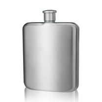 Innovine Stainless Steel Flask for Whiskey, Vodka, Rum, Camping, Gifts, 6oz