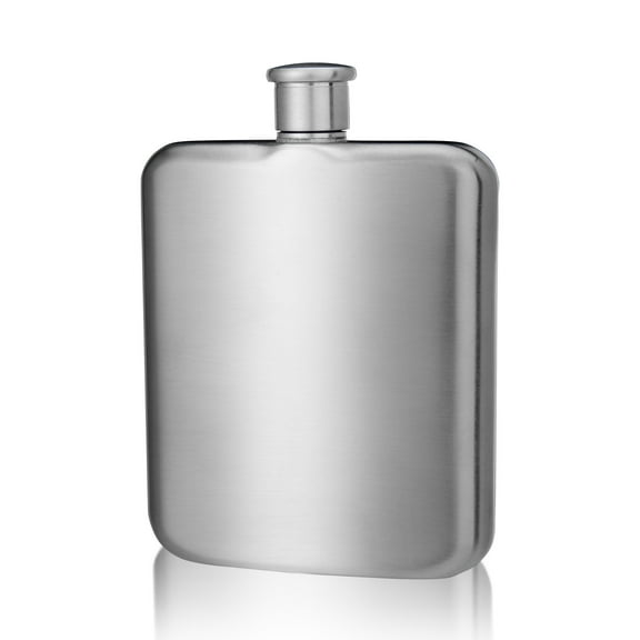 Innovine Stainless Steel Flask for Whiskey, Vodka, Rum, Camping, Gifts, 6oz