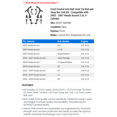 thumbnail image 2 of Front Control Arm Ball Joint Tie Rod and Sway Bar Link Kit - Compatible with 2003 - 2007 Honda Accord 2.4L 4-Cylinder 2004 2005 2006, 2 of 2