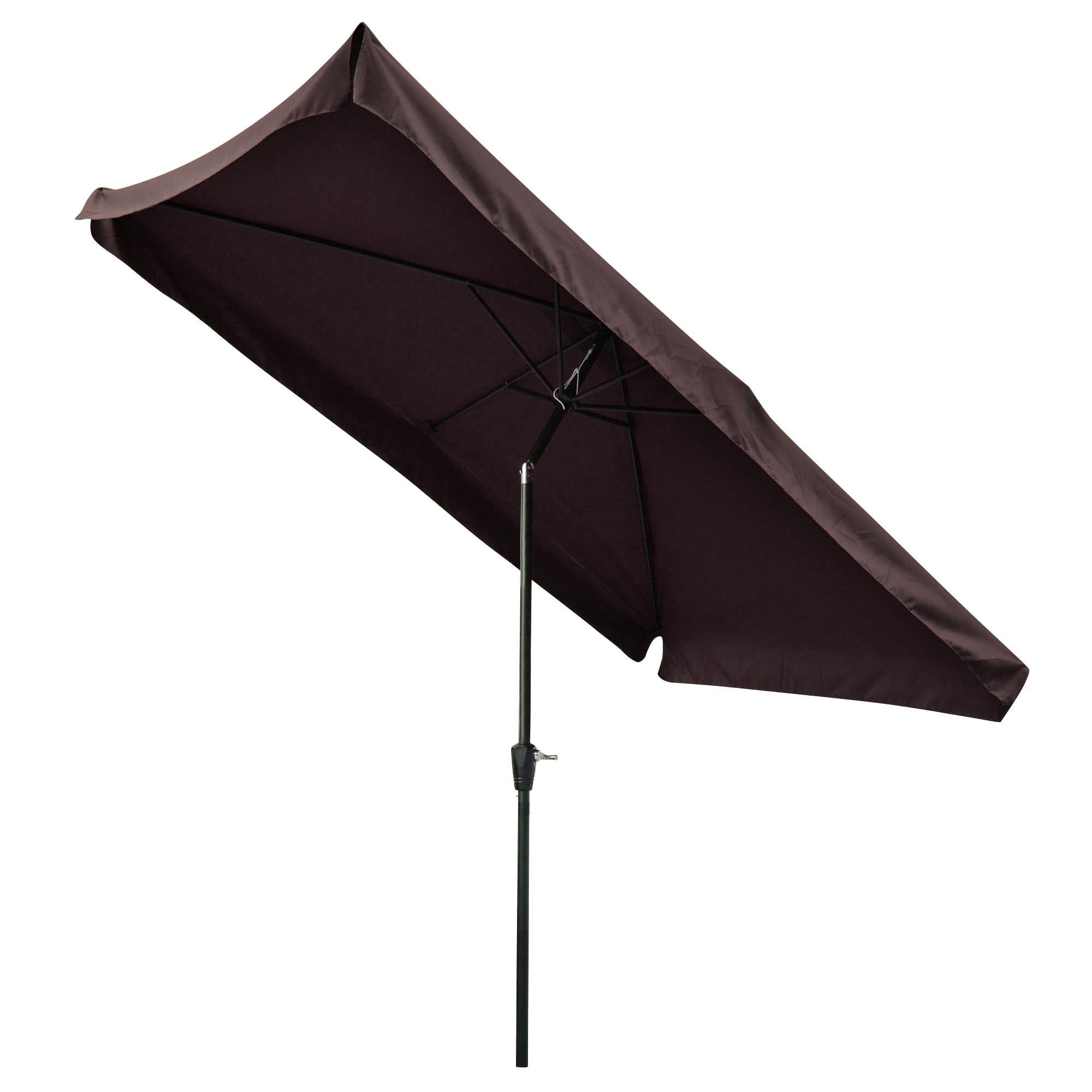 10x6.5ft Rectangle Aluminum Outdoor Patio Umbrella Sunshade Crank Tilt Garden 