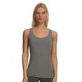 thumbnail image 6 of Felina Stretch Layering Womens Tank Top - Seamless Cotton Tank Top for Women, Workout Top (3-Pack) (Grey Plum Vitage Indigo, Medium), 6 of 6