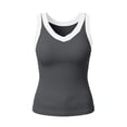 thumbnail image 2 of Breezora Womens V Neck Tank Tops - Sleeveless Ribbed Knit Camisole with Slim Fit, Lightweight Summer Layering Tops for Casual Outfits, 2 of 6