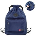thumbnail image 1 of Bolsa de gimnasio bolsa de gimnasio con bolsillo exterior mochila de saco de gimnasio con cordón ajustable para mujeres y hombres Xemadio 221369-1, 1 of 9