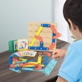 thumbnail image 4 of Número de madera Construcción de rompecabezas Forma Reconocimiento de color Bloques de apilamiento Juguete Tablero de clavijas educativo para CUTICAT Rompecabezas de letras y números, 4 of 8