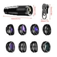 thumbnail image 5 of Phone Camera Lens for Phone 16 15 22X Telephoto Fisheye Lens Kaleidoscope Wide Angle Macro Lens Mobile Phone Lens Set, 5 of 7