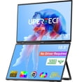 thumbnail image 1 of Monitor Dual UPERFECT Delta 18.5" 100Hz 1080P HDR Plegable 360°, 1 of 7