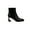 Black, variant on Lima Metallic Heel And Metal Cap Toes Bootie, Black, 6