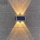 thumbnail image 5 of Advancent Luz de pared de paisaje solar, lámpara de jardín para el hogar, villa, foco creativo, detección de brillo, decoración de patio fuerte Iluminación y accesorios 4LED Advancent HA073237-01, 5 of 6