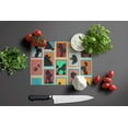 thumbnail image 2 of Lots of Black Standard Poodle Glass Cutting Board Large 12 in x 15 in, 2 of 4