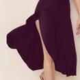 thumbnail image 2 of EDFBUYKRS Female Skirts Womens Fall Skirts 2026 Petite Women Fashion Solid Casual Elegant Ruffled High Waist Long Sport Dress, 2 of 8