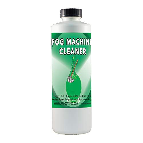 Líquido limpiador para máquinas Fog and Haze Fully Clean de Froggy's - 1 cuarto de galón (32 onzas líquidas) Froggy's Fully Clean optimiza el rendimiento y extiende la vida útil de su máquina de niebl