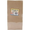 Hygloss Gusseted Flat Bottom Bags, 5 by 3 by 9.75-Inch, Natural/Kraft
