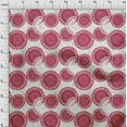 thumbnail image 3 of oneOone Cotton Silk Crimson Red Fabric Floral Mandala Block Sewing Fabric By The Yard Printed Diy Clothing Sewing Supplies 42 Inch Wide, 3 of 4