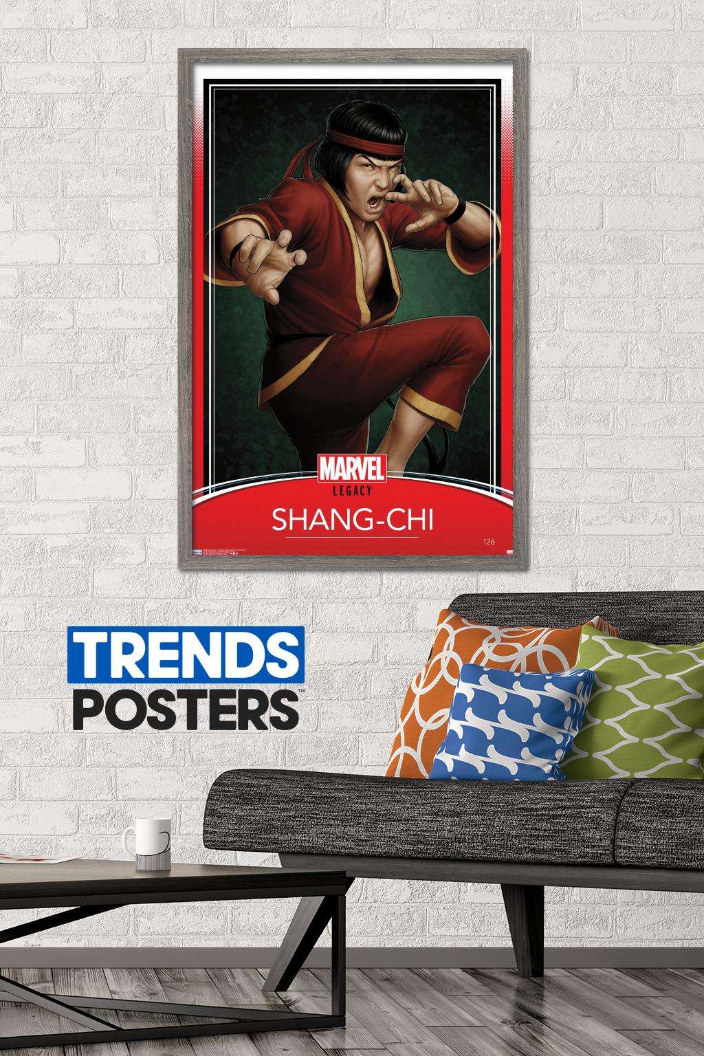 Marvel Comics - Shang- Chi - Master Of Kung Fu #126 Variant Wall Poster, 22.375" x 34", Framed