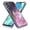 Pink, variant on Rosebono Compatible With Samsung Galaxy A16 Sparkle Rhinestone Diamond Colorful Butterfly Graphics Design 3-Layer Hybrid Armor Cover Case (Blue)