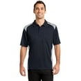 thumbnail image 1 of Cornerstone ®  Select Snag-Proof Two Way Colorblock Pocket Polo. Cs416 L Dark Navy/ Light Grey, 1 of 1