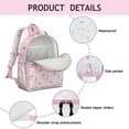 thumbnail image 4 of Doodle Poodle Image Backpack for School,Cute School Bag,Schoolbag with Adjustable Shoulder Straps & Padded Back,15.25"x11.5"x5.25", 4 of 6