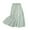 Light Blue, variant on Drses Womens Dresses Fashion Solid Color Leisure Fold Elastic Waist A-Shaped Horn Skirt Dresses For Women