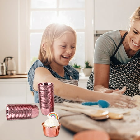 

Savings Clearance! Paiwinds Large Flanged Cake Cups Multicolor Baking Desserts High Temperature Cake Cups