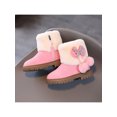 thumbnail image 3 of UKAP Child Slip Resistant Zip Up Comfort Shoes Party Comfy Winter Warm Platform Snow Boot Pink 6C, 3 of 9