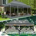 thumbnail image 6 of COBIZI 10x20 Heavy Duty Pop up Canopy with Mosquito Net,Instant Outdoor Shelter Large Canopy Tent for Outside,Gazebo with Mesh Sidewalls for Party,Backyard,Camping,Gray, 6 of 10