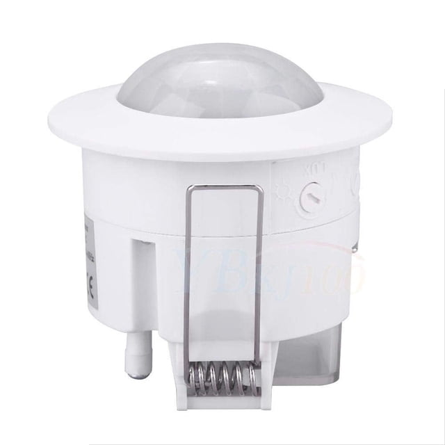 Interruptor de Sensor Infrarrojo PIR Yosooo Blanco Montado en el Techo de 360 Grados