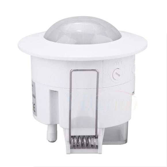 Interruptor de Sensor Infrarrojo PIR Yosooo Blanco Montado en el Techo de 360 Grados