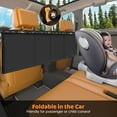 thumbnail image 3 of Backseat Extender for Dogs - Hard Bottom Dog Car  for Back Seat  Foldable Dog Hammock for Car  SUV  and Truck  Pet Rear Seat Protector Dogs Travel Bed with Mesh Window &amp; Side Flaps, 3 of 7