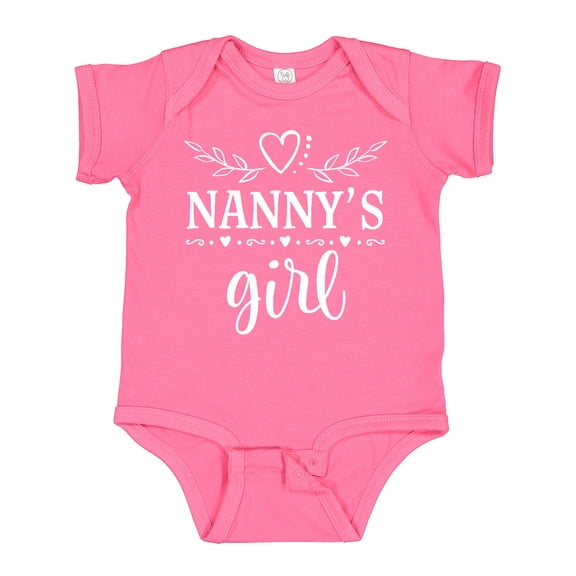 Inktastic Nanny Girl Granddaughter Girls Baby Bodysuit