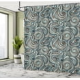 thumbnail image 4 of Ambesonne East Shower Curtain, Modern Autumn Festival Print, 69"Wx75"L, Almond Green, 4 of 4