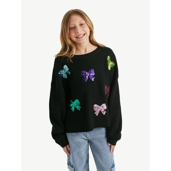Justice Girls Ribbon Sweater, Sizes XS - XLP