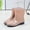 Khaki, variant on Fashion Rain Boots for Women Durable Waterproof Shoes Comfort Non-Slip Mid Calf Garden Boot Cute Chelsea Booties