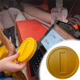 thumbnail image 1 of Retro Gold Card Holder | with Hidden Card Slot, Stylish Convenient Contactless Payments, Nostalgic Jump-Game Vibe, Easy & Smooth Payment, 1 of 9