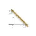 thumbnail image 2 of 10k Solid Yellow Gold 2mm Round Open Link Cable Chain Necklace 24 Inch Chain Necklace for Women and Men, 2 of 2