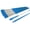 Blue, variant on The ROP Shop (Pack of 10) (1/4 Inch) Orange 48 Non Reflective Driveway Markers, Snow Stakes Poles for Snow Plowing Driveways, Walkways, Sidewalks, Parking Lots