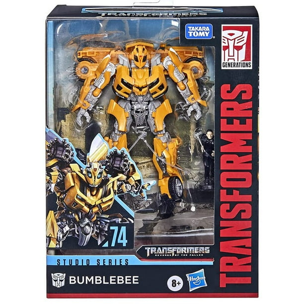 Hasbro-figuras de acción originales de Studio Transformers, figuras de Starscream Bumblebee Autobot Dino, modelo de Robot, juguetes coleccionables para niños zhangyuxiang LED