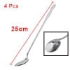 Long Handle Tea Latte Coffee Ice Cream Spoon 25cm Length 4pcs