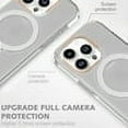 thumbnail image 7 of FIEWESEY for iPhone 15 Pro Case,with 360°Rotatable Ring Mlitary Drop Protection Translucent Slim Protective Ring Holder Shockproof Case Cover for iPhone 15 Pro 2023 (Clear), 7 of 7