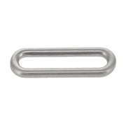 B9601 Nickel Matte, Single Loop, Solid Brass-LL
