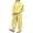 Z03 Yellow, variant on Gubotare Fall Outfits for Girl Girls Solid Color Sweatshirt with Bowknot & Elastic Waist Pants 2pcs Outfits Size 14-16 (Beige,14-16 Years)