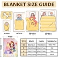 thumbnail image 5 of Personalized Girls Blanket with Initial Name, Initial Blanket, 60 x 50 Inches Warm Soft Fuzzy Fairy Blanket for Kids, Fairy Lovers, Cozy Monogram Flannel Throw Blanket for Bed Sofa Room Decor, 5 of 6