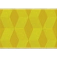 thumbnail image 1 of Ahgly Company Indoor Rectangle Patterned Bee Yellow Area Rugs, 5' x 7', 1 of 6