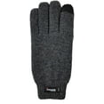 thumbnail image 2 of Bruceriver Men Pure Wool Knit Gloves with Lining and Elastic Rib Cuff, 2 of 7