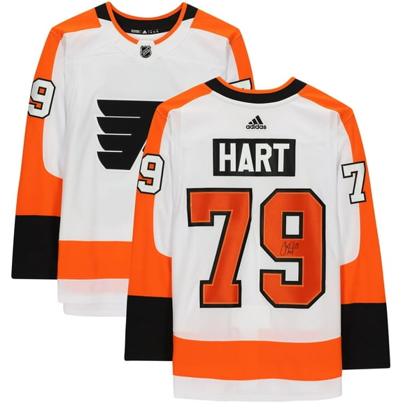 Carter Hart Philadelphia Flyers Autographed White Adidas Authentic Jersey - Fanatics Authentic Certified