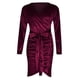 thumbnail image 4 of Vestido de falda de vestido de color sólido elegante casual sexy elegante de las mujeres de la moda Wmkox8yi  FGJ743, 4 of 5